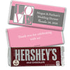 Bridal Shower Favor Personalized Hershey's Milk Chocolate Bar Pop Art Square Love