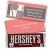 Bridal Shower Favor Personalized Hershey's Milk Chocolate Bar Pop Art Square Love