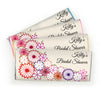 Bridal Shower Favor Personalized Chocolate Bar Wrappers Colorful Flowers