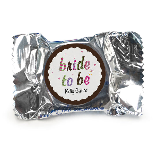 Personalized Bridal Shower Favors Peppermint Patties - pack of 70