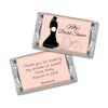 Bridal Shower Favor Personalized Hershey's Miniatures Wrappers Bride Silhouette