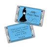 Bridal Shower Favor Personalized Hershey's Miniatures Wrappers Bride Silhouette