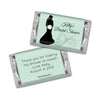 Bridal Shower Favor Personalized Hershey's Miniatures Wrappers Bride Silhouette