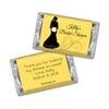 Bridal Shower Favor Personalized Hershey's Miniatures Wrappers Bride Silhouette