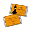 Bridal Shower Favor Personalized Hershey's Miniatures Wrappers Bride Silhouette