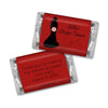 Bridal Shower Favor Personalized Hershey's Miniatures Bride Silhouette