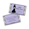 Bridal Shower Favor Personalized Hershey's Miniatures Bride Silhouette