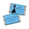 Bridal Shower Favor Personalized Hershey's Miniatures Bride Silhouette