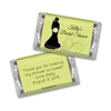 Bridal Shower Favor Personalized Hershey's Miniatures Bride Silhouette