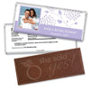 Bridal Shower Favor Personalized Embossed Chocolate Bar Leaves with Photo