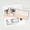 Bridal Shower Favor Personalized Chocolate Bar Wrappers Leaves with Photo