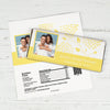 Bridal Shower Favor Personalized Chocolate Bar Wrappers Leaves with Photo