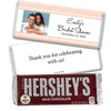 Bridal Shower Favor Personalized Hershey's Milk Chocolate Bar Classic Border Photo