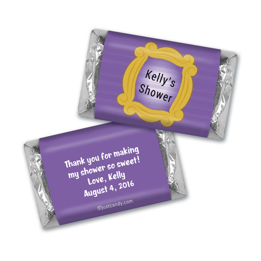 Bridal Shower Favor Personalized Hershey's Miniatures Friends TV Show