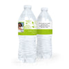 Personalized Bridal Shower Leaves Photo Water Bottle Sticker Labels (5 Labels)