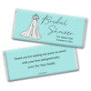 Personalized Wedding Dress Hershey's Milk Chocolate Bar Bridal Shower Favor