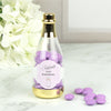 Personalized Bridal Shower Champagne Celebration Champagne Bottle with Just Candy Chocolate Minis