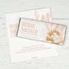 Personalized White Botanical Wedding Favor Chocolate Bar Wrappers