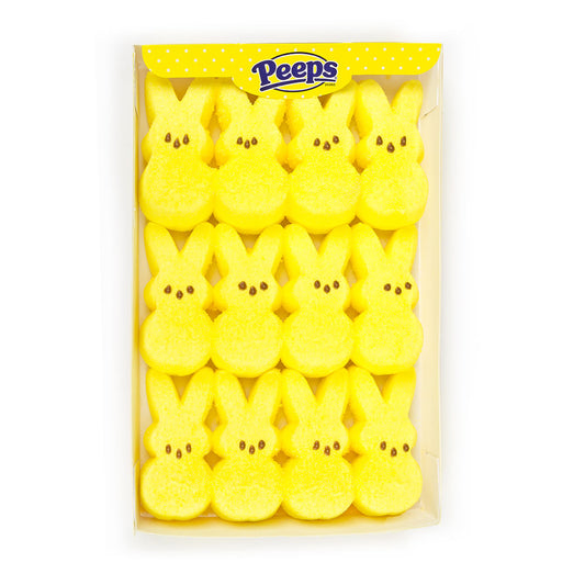 Marshmallow PEEPS Yellow Bunnies - 8 pack