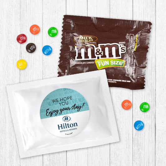 Personalized Enjoy Your Stay! Milk Chocolate M&Ms