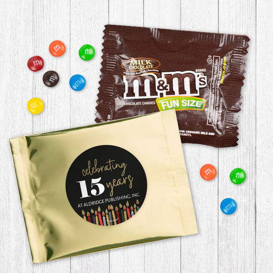 Personalized Employee Anniversary Milk Chocolate M&Ms