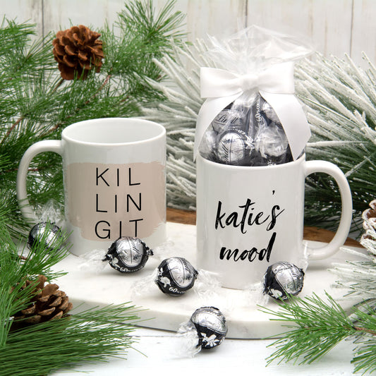 Personalized Killing It 11oz Mug with Lindt Truffles