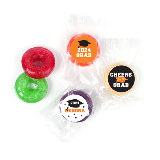 Personalized Graduation Cheers Grad! LifeSavers 5 Flavor Hard Candy