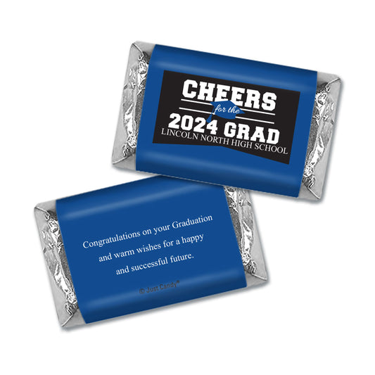 Graduation Personalized Hershey's Miniatures Cheers Grad!