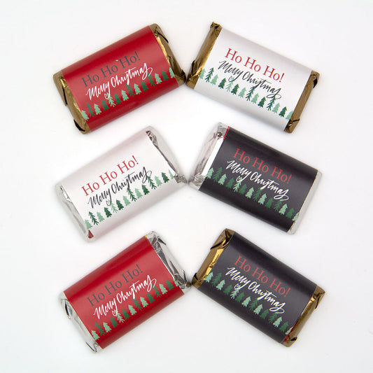 Ho Ho Ho Merry Christmas Wrapped Hershey's Miniatures