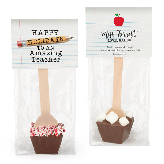 Personalized Amazing Teacher Hot Chocolate Spoon