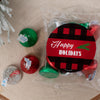 Personalized Christmas Care Package Candy Gift Box - Buffalo Print