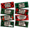 Personalized Dad's Plaid Belgian Chocolate Bars Gift Box (8 Pack)