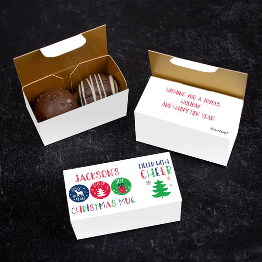 Personalized Cheer Truffle Favors - 2 pcs