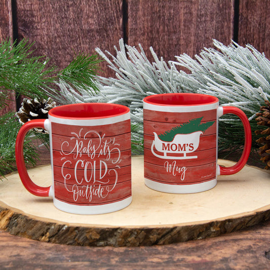 Personalized Baby its Cold Outside 11oz Mug Empty