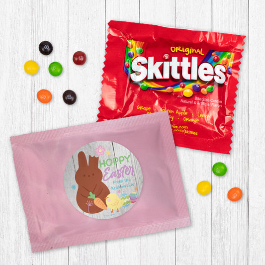 Personalized Hoppy Easter Bunny Skittles