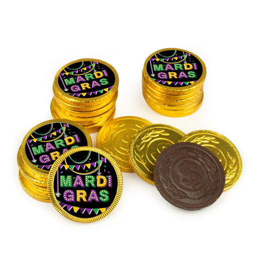 Mardi Gras Chocolate Coins