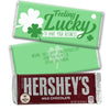 Personalized St. Patrick's Day Feeling Lucky Chocolate Bar and Wrapper