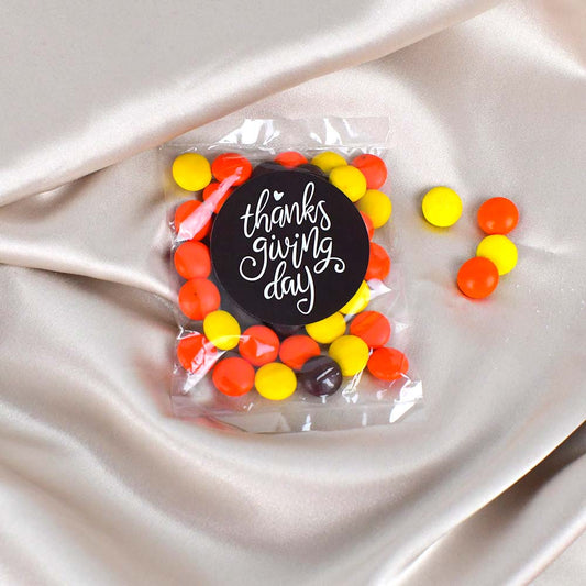 Personalized Thanksgiving Candy Gift Box Autumn Thanks