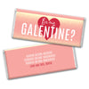 Personalized Valentine's Day Be My Galentine Chocolate Bar and Wrapper