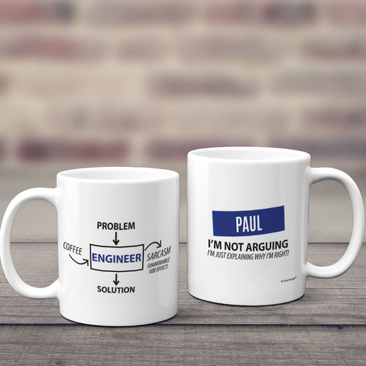 Personalized Engineer 11oz Mug Empty