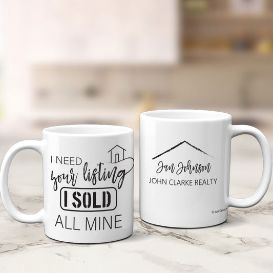 Personalized Realtor 11oz Mug Empty