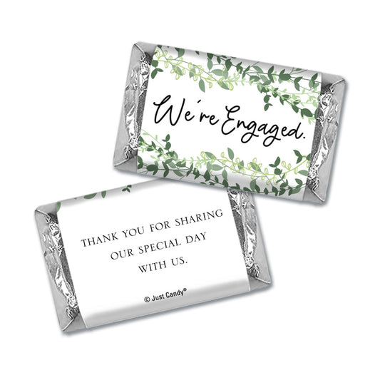 Personalized We're Engaged Wedding Hershey's Miniatures