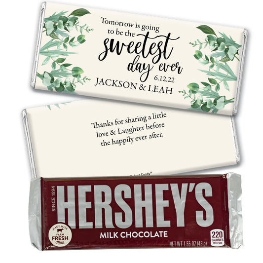 Personalized Rehearsal Sweetest Day Ever Chocolate Bar