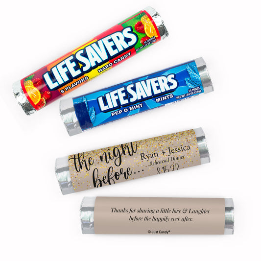 Personalized Night Before Lifesavers Rolls (20 Rolls)