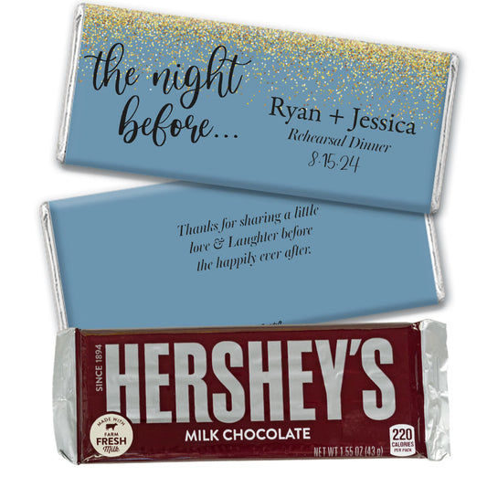 Personalized Rehearsal Night Before Chocolate Bar