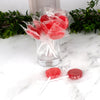 Just Candy Red Flat Lollipops