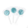 Just Candy Light Blue Flat Lollipops