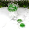 Just Candy Green Flat Lollipops