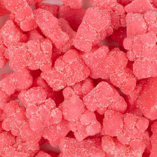 Hot Pink Sugared Gummy Bears