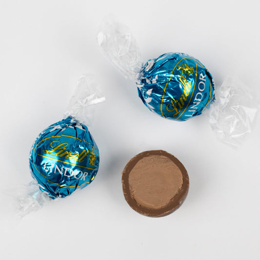 Blue Milk Chocolate Sea Salt Caramel Lindor Truffles by Lindt